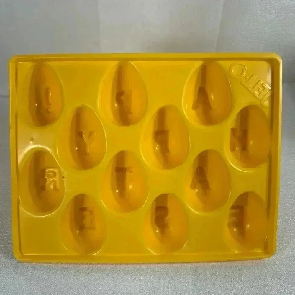 JELLO Jiggler Mold for Easter Eggs- spells out Happy‎ Easter